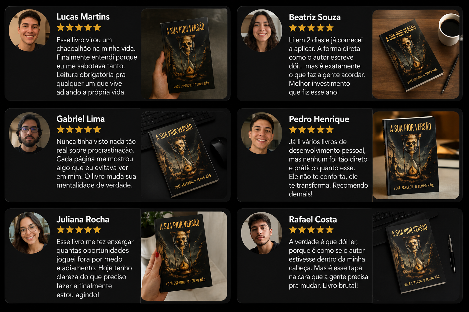 Comentários de quem leu A Sua Pior Versão